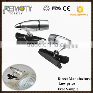 Plastic Mini Clip Reading Light, Adjustable Brightness Led Book Light thumbnail-1