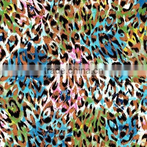 Beauty Leopard Print Design Special Mesh Fabric thumbnail-1