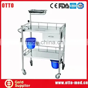 Stainless Steel Hospital Cleaning Trolleys thumbnail-1