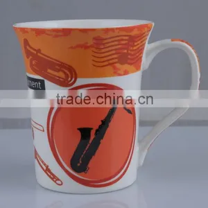 Piano Pattern Music Cup, Music Note Mugs thumbnail-1