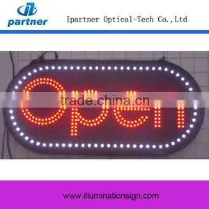 Wholesale Oval LED Open Window Sign thumbnail-1