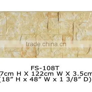 Good Price High Quality Beautiful Decorative Polyurethane Stone Panel thumbnail-6