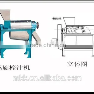 Spiral Juicer for Fruit&vegetables/ Commercial Apple Juicer/ Fruit & Vegetable Juicer thumbnail-1