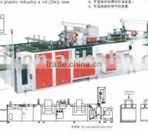 Fully Automatic Plastic Hand Bag Making Machine thumbnail-1