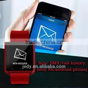 BTW-U8 Smart Watch 1.48-inch Touch Screen Bluetooth Smart Wrist Watch U Watch Phone Mate for IOS Android Smartphones thumbnail-4