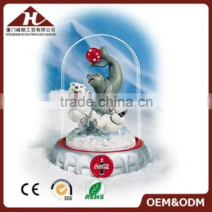 Polar Bear Custom Snow Globe With Company Logo Supplier's Choice thumbnail-1