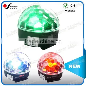 Saving Energy LED Lighting RGBWYP 6PCS 3W Crystal Hanging Plastic LED Ball Light thumbnail-1