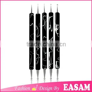 Easam Hot Selling Black Nail Dotting Tools for Nail Art Rhinstone Pick Quality Choice thumbnail-1