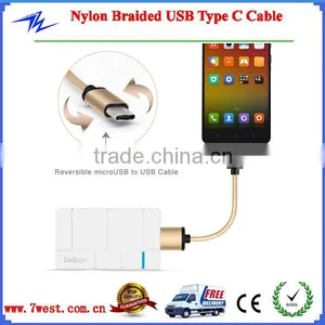Customized Aluminum Alloy Nylon Braided USB Type C 3.1 Cable,USB 3.1 Type C Cable thumbnail-4