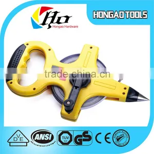 Best Sale Precision Measuring Tape ABS Case Fiberglass Tape Measure 50m Glass Fiber Tape Measuring thumbnail-1