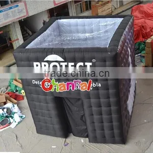 Black Inflatable Photo Booth Tent for Advertising thumbnail-1