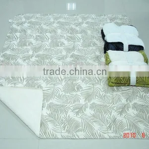 100% Polyester Knit Embossed Short Fur With Cashmere Throw thumbnail-1