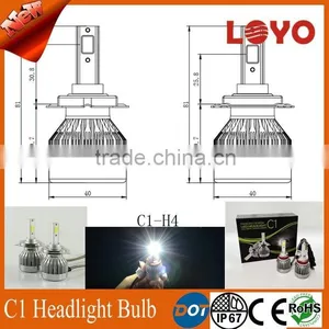 Led Headlight Kit 30w Auto Led H1COB Chips Headlight High Low Beam thumbnail-1