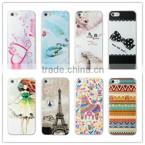 Color Print Soft TPU Case Cover for Iphone 5/5S thumbnail-1