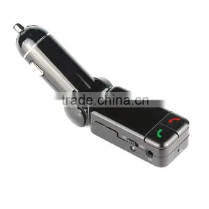 Multifunction Car Bluetooth FM Transmitter With Car Charger, Dual USB Port and USB Music Play thumbnail-3
