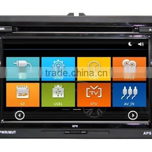 ZESTECH Touch Screen Car Dvd Player With Gps Navigation for MAGOTAN/SAGITAR/BORA/GOLF6/TOUGUAN DVB-T Optional thumbnail-2