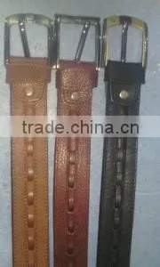 Unique Quality Leather Belt TRI-1523 thumbnail-1