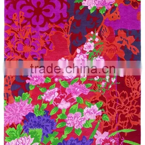 Luxury Flower Shaped Rug With Colorful Designs thumbnail-6