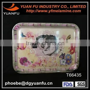 Modern Design Kids Melamine Food Serving Tray thumbnail-1