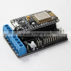 NodeMCU Lua WiFi + ESP Motor Drive Expansion Board Kit ESP12E Lua WiFi Smart Car E201+E206 thumbnail-2