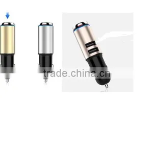 Super Slim Sized Car Auto Charger With Bluetooth V4.1 Earphone for Cellphone thumbnail-2