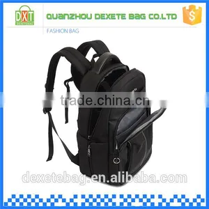 Boys Top Quality Waterproof Polyester Laptop Black School Bags Backpack thumbnail-4