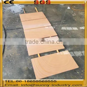 Wholesale Yellow Wooden Sandstone Block thumbnail-4