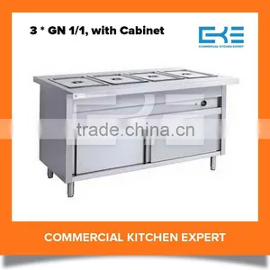 China Restaurant Large Capacity With 3 Pans Cold or Hot Buffet Bain Marie thumbnail-1