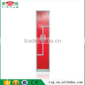 TJG-MC8531 Taiwan Wholesale Price Double Door Powder Coated Steel Closet Lockers thumbnail-1