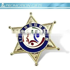 Promotional Custom Logo Paint Metal Pin Badges thumbnail-1