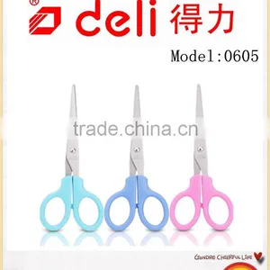 Deli Stainless Steel Scissors for Office Supply Model 0605 Pink thumbnail-4