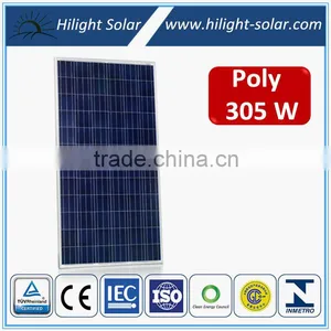 High Efficiency 305W Poly Solar PV Module, PV Solar Panels With CE, CEC, TUV, IEC, ISO Certificates thumbnail-1
