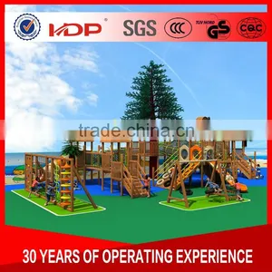 New Product Creative Outdoor Wooden Playground Equipment Price thumbnail-1