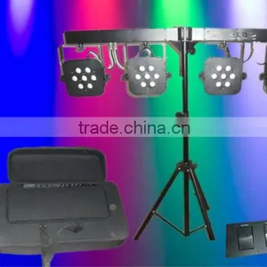 Hot Sell Led 4 Pcs Combination Flat Par Light thumbnail-1