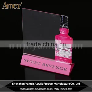 China Gold Supplier Customized Logo Nontoxic Acrylic Menu Holder thumbnail-1