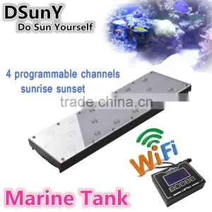 Wifi Light 40cm/15inch/40W Dimmable Programmable Led Aquarium Light With Turning-p Controller,sunrise Sunset Lunar Cycle thumbnail-1