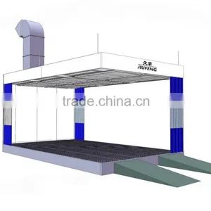 JF Car Simply Sand Spray Booth Auto Polishing Room Automotive Machine Offer Clean Space thumbnail-2