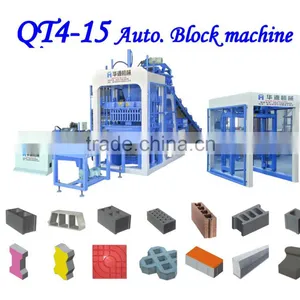 QT4-15 Automatic Block and Brick Making Machines 13400860405 thumbnail-1