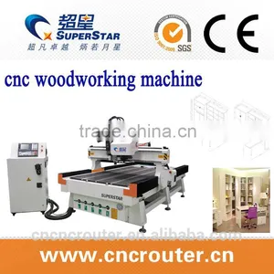 Auto Tool Changing 1325 9.0kw HSD Spindle Wood Cutting Machine With 4 Axis thumbnail-1