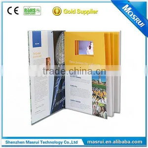 2015 New 4.3 Inch Video Brochure ,LCD Video Booklets With Multi-pages for Trade Show thumbnail-1