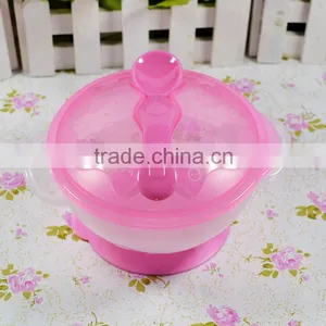 Stackable Star Plastic pp Suction Bowl With Spoon Utensils for Baby Trainning Products thumbnail-3