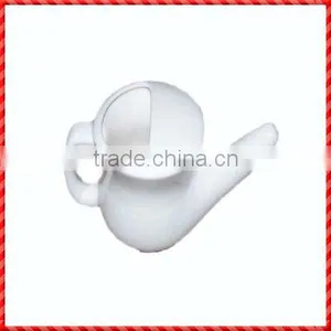 Plain White Fashion Hot-selling Ceramic Tea Pot Set thumbnail-1
