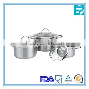 6PCS Stainless Steel Kitchen Pot Set thumbnail-1