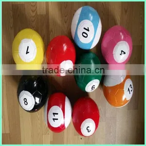 Cool PVC Machine Sewn Snookball/Billiard Soccer Ball Size 5 thumbnail-2