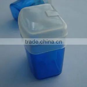 High Quality New Factory Plastic Square Pencil Sharpener for Logo Printing thumbnail-3