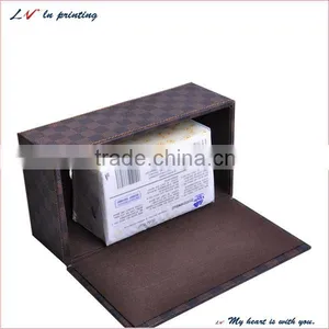 Professional Manufacture Unique Leather Tissue Box With High Quality Material in Shanghai thumbnail-5