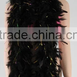 Wholesale Black Feather Boa thumbnail-1