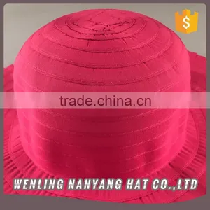 Women's Wide Brim Caps Foldable Summer Beach Sun Straw Hats thumbnail-2