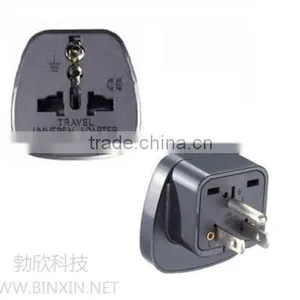 Universal to 3 Pin Plug Travel Adapter us 3 Pin Plug, Philippines Travel Plug Adapter With Safety Shutter thumbnail-2