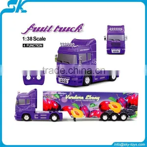 !New 1:38 Fruit Truck Remote Car Large rc Truck thumbnail-1
